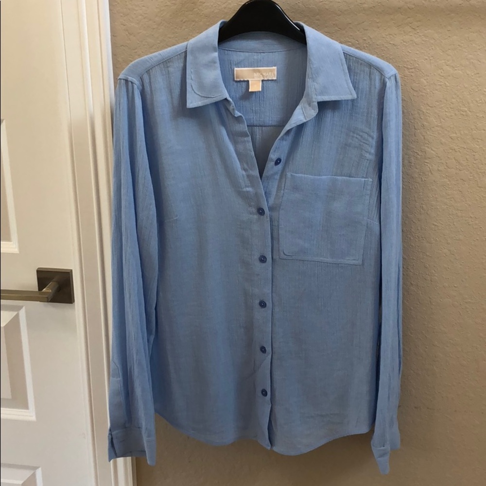 Linen Michael Kors blouse